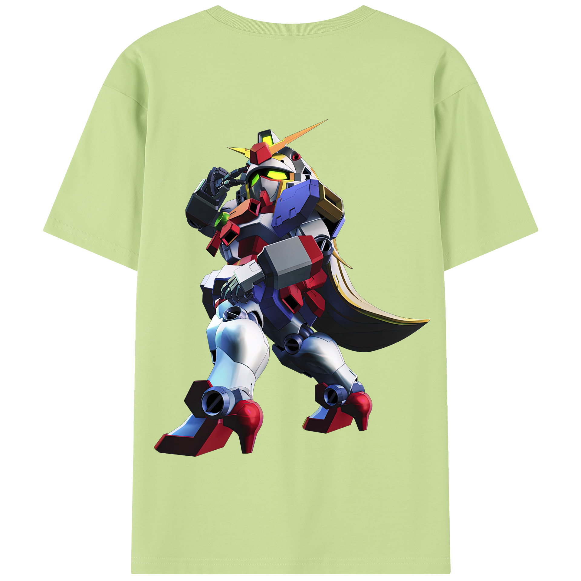 （画像用） 機動戦士ガンダム Mobile Suit Gundam 綿100％半袖Tシャツ（背面プリント）